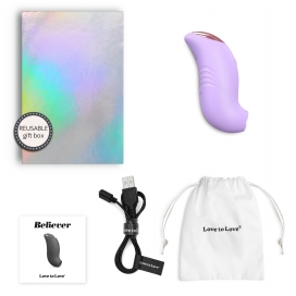 Stimulateur de clitoris BELIEVER Love to Love Mauve 2
