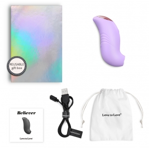 Stimulateur de clitoris BELIEVER Love to Love Mauve