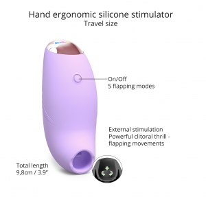 Stimulateur de clitoris BELIEVER Love to Love Mauve