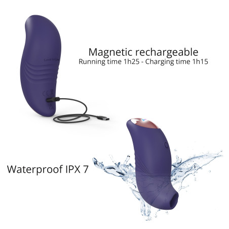 Stimulateur de clitoris BELIEVER Love to Love Indigo