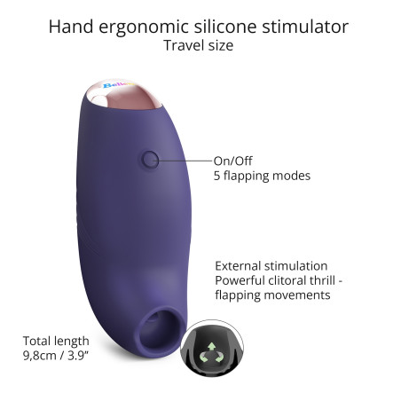 Stimulateur de clitoris BELIEVER Love to Love Indigo