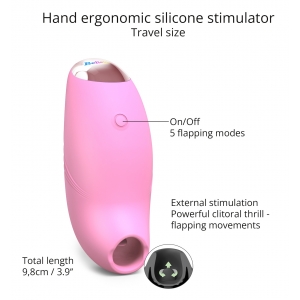 Stimulateur de clitoris BELIEVER Love to Love Rose