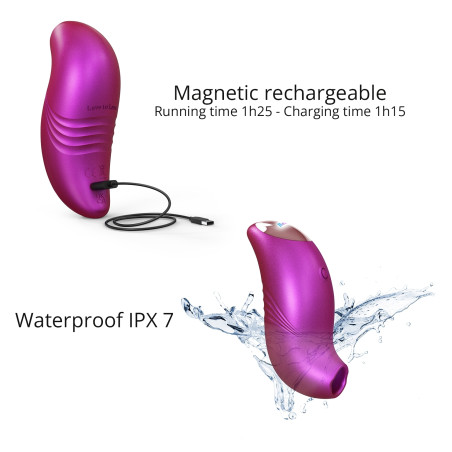 Stimulateur de clitoris BELIEVER Love to Love Framboise