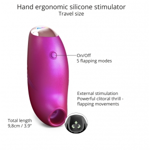 Stimulateur de clitoris BELIEVER Love to Love Framboise
