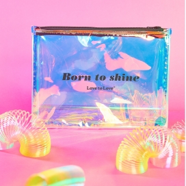 Pochette de rangement pour sextoys BORN TO SHINE Zip noir 2