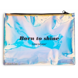 Pochette de rangement pour sextoys BORN TO SHINE Zip noir