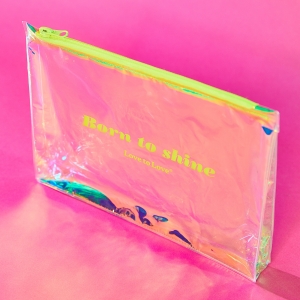 Pochette de rangement pour sextoys BORN TO SHINE Zip jaune