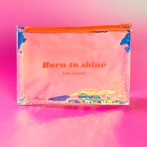Pochette de rangement pour sextoys BORN TO SHINE Zip Orange
