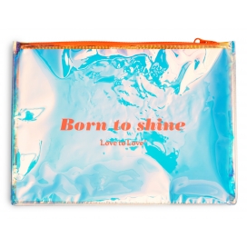 Pochette de rangement pour sextoys BORN TO SHINE Zip Orange