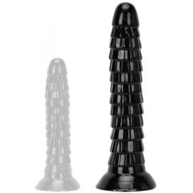 Gode noir KIBO M avec relief écailles | Deepleasure