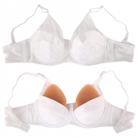 Soutien-Gorge Spécial Prothèse Mammaire BRACE Blanc 2