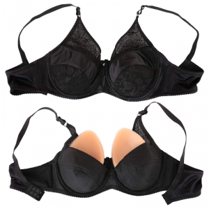 Soutien-Gorge Spécial Prothèse Mammaire BRACE Noir