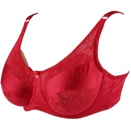 Soutien-Gorge Spécial Prothèse Mammaire BRACE Rouge