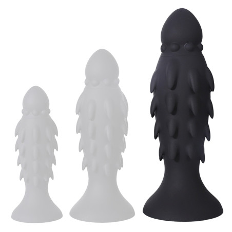 Plug anal en silicone avec Picots VORCAT L de 23 cm