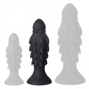 Plug anal silicone VORCAT M 19 cm avec Picots souples