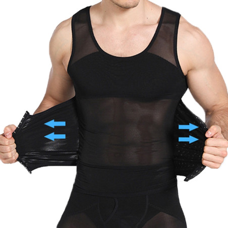 Débardeur Gainant MESH TIGHT Noir