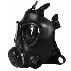 Masque à gaz BDSM avec filtre KOMPLET BREATH Noir 2