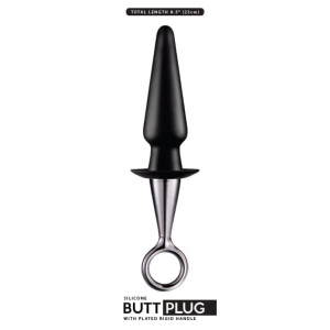 Plug silicone avec poignée CONE IN 12 x 3.5 cm