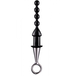Chapelet anal avec poignée BEADS IN de 16.5 x 3 cm