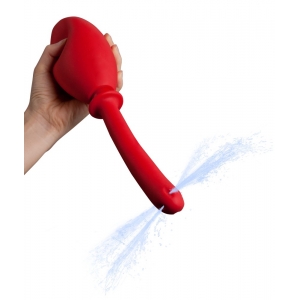 Poire de lavement FRESH TUBE 13 x 2.2cm | Contenance 275ml Rouge