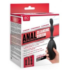 Kit de lavement anal 3 embouts CLEANSING SYSTEM Silicone 2