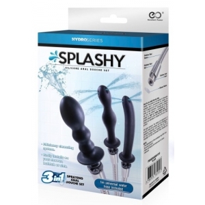 Kit complet pour le lavement HYDRO SPLASHY 3 embouts Silicone
