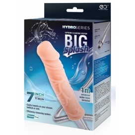 Tuyau pour le lavement anal avec un Gode BIG SPLASH 16 cm 2