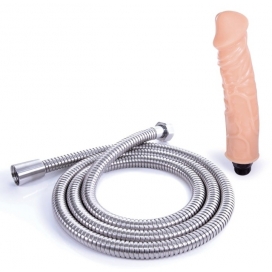 Tuyau pour le lavement anal avec un Gode BIG SPLASH 16 cm