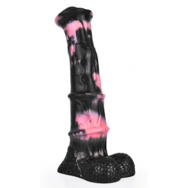 Gode Animal PONULF 22 x 5.5cm Noir-Rose