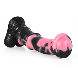Gode Animal PONULF 22 x 5.5cm Noir-Rose 2
