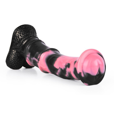 Gode Animal PONULF 22 x 5.5cm Noir-Rose