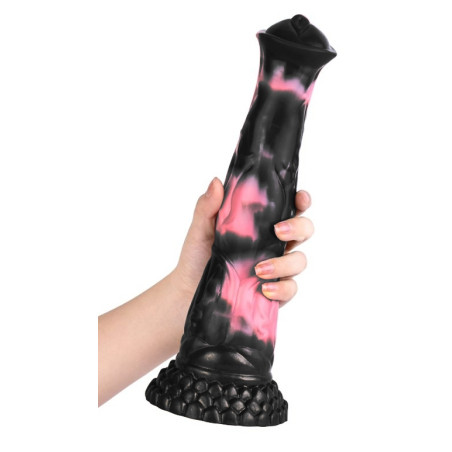 Gode Animal BODULF 25 x 6cm Noir-Rose