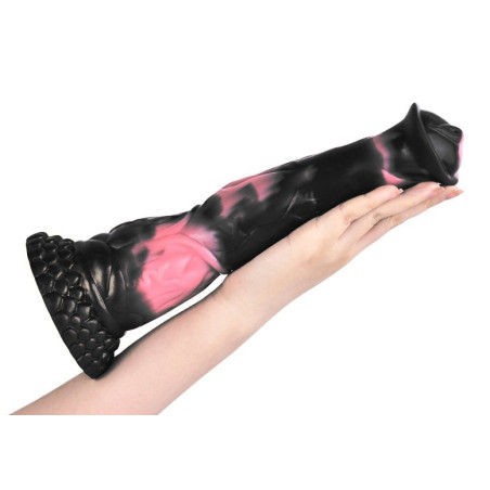 Gode Animal BODULF 25 x 6cm Noir-Rose