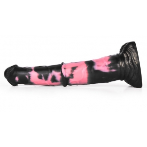 Gode Animal HULF 24 x 5cm Noir-Rose