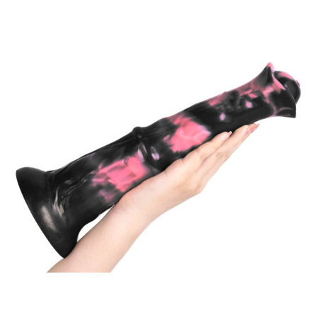 Gode Animal EXULF 26 x 6cm Noir-Rose