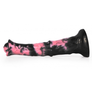 Gode Animal EXULF 26 x 6cm Noir-Rose