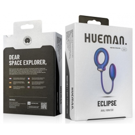 Cockring et Plug vibrant ECLIPSE de Hueman 6.5 cm 2