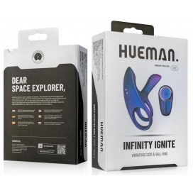 Cockring et embout pénien vibrant INFINITY IGNITE Hueman 2