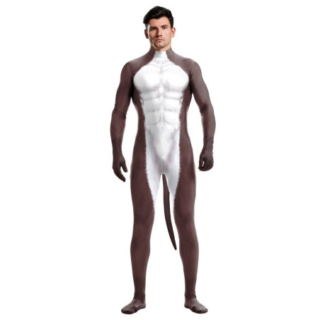 Combinaison Cosplay Âne DONKEY Blanc-Marron