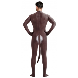 Combinaison Cosplay Âne DONKEY Blanc-Marron 2