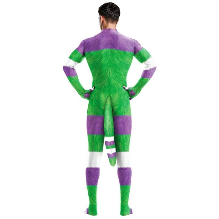 Combinaison Cosplay CARTOON Blanc-Vert-Violet