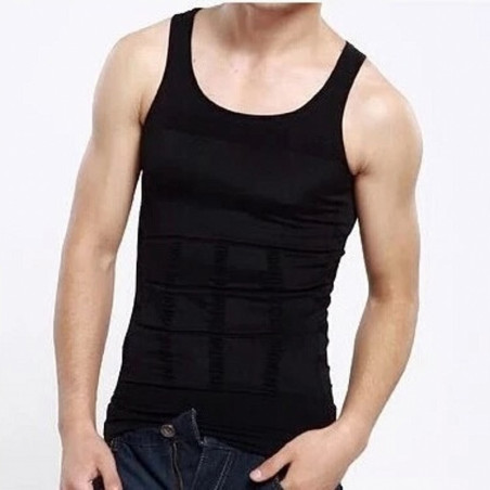 Débardeur gainant SHAPER SLIM Noir
