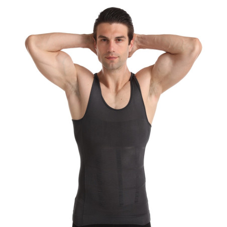 Débardeur gainant SHAPER SLIM Noir