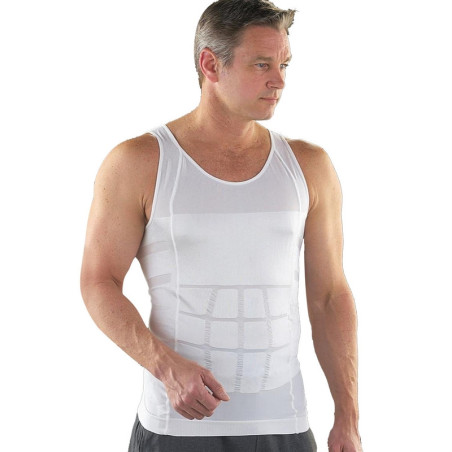 Débardeur gainant SHAPER SLIM Blanc