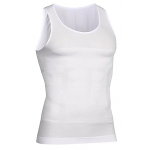 Débardeur gainant SHAPER SLIM Blanc