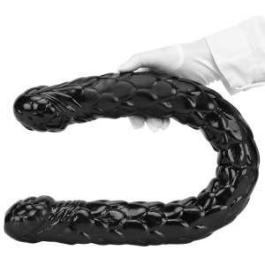 Double gode SCALYDRAG M de 70 cm Surface texturée