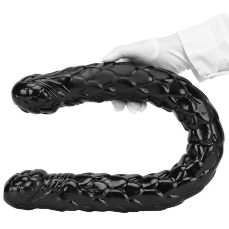 Double gode SCALYDRAG M de 70 cm Surface texturée
