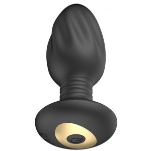 Plug Vibrant THREADED 8 x 3.5cm Noir