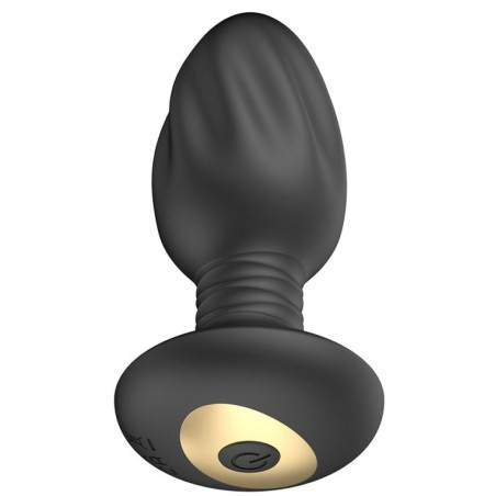 Plug Vibrant THREADED 8 x 3.5cm Noir