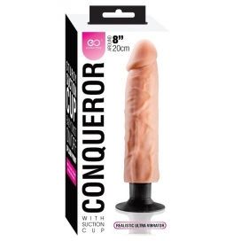 Gode vibrant réaliste CONQUEROR 20 cm Multi-vitesses 2
